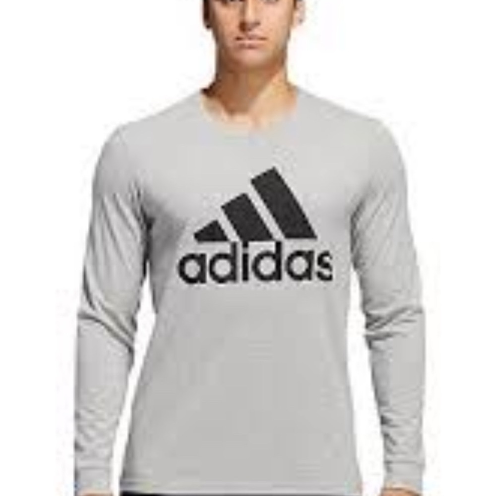 Adidas Gray Long Sleeve Shirt